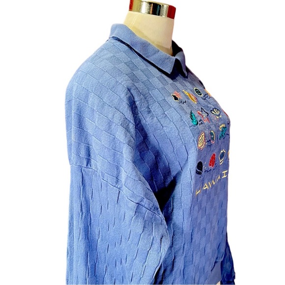 Blue Hawaii Theme Light Sweatshirt - Picture 6 of 11